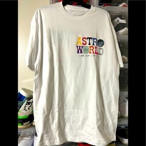 Travis Scott Astro World Men’s shirt size XL.